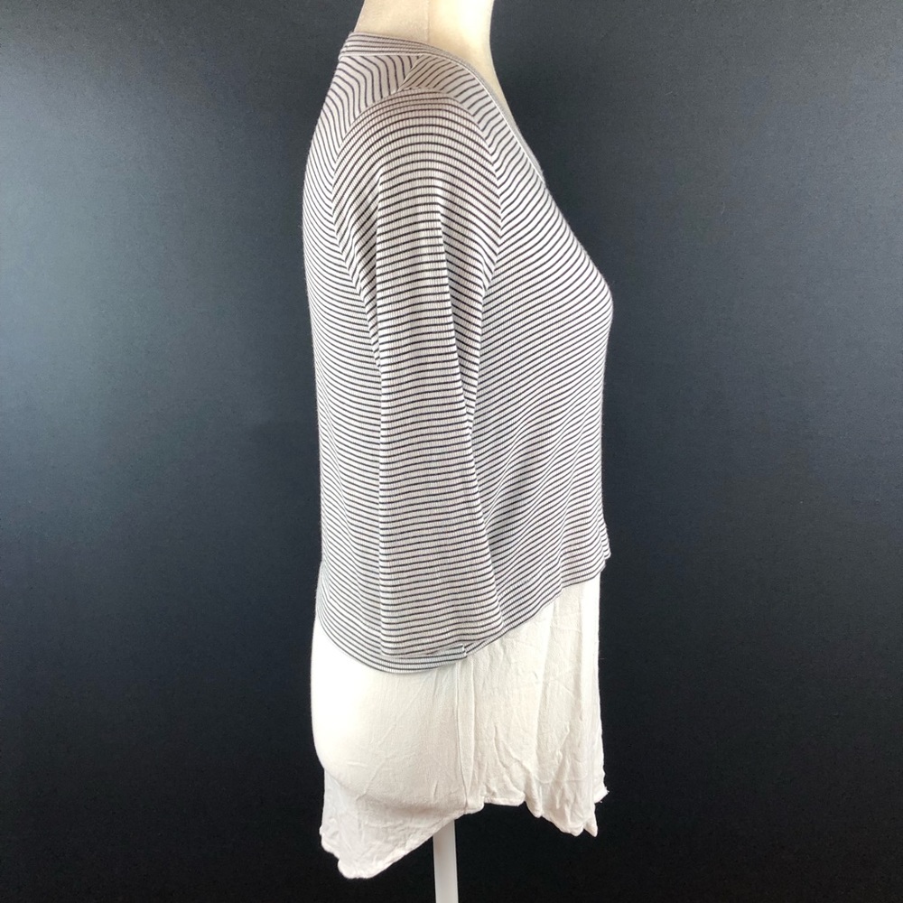 Renee C Striped Split Hem Top - image 4